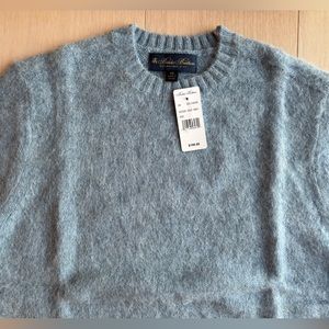 Brushed Wool Raglan Crewneck Sweater